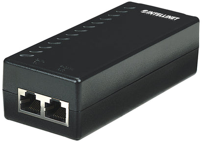 Intellinet Power over Ethernet (PoE) Injector, 1 Port, 48 V DC, IEEE 802.3af Compliant (UK Power Cord)