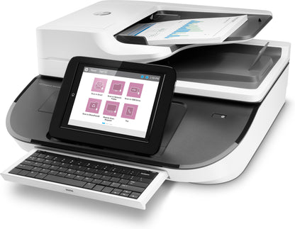 HP Flow 8500 fn2 Flatbed & ADF scanner