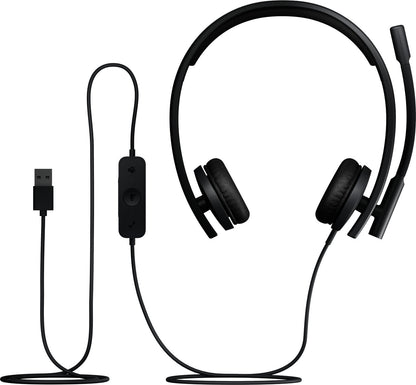Logitech H570e Headset Wired Head-band Office/Call center USB Type-A Black