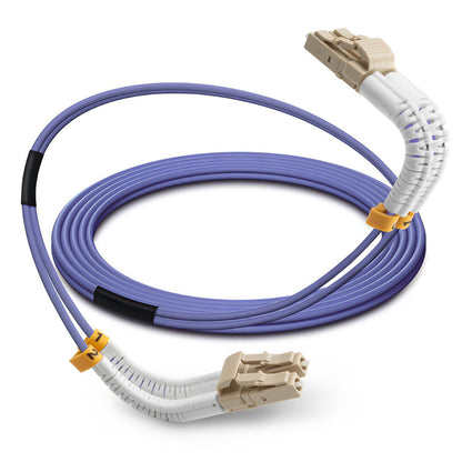Lanview LVO231811-FLEX InfiniBand/fibre optic cable 2 m LC Purple
