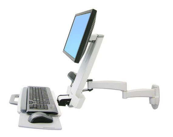 Ergotron 200 Series Combo Arm monitor mount / stand 61 cm (24") Wall White