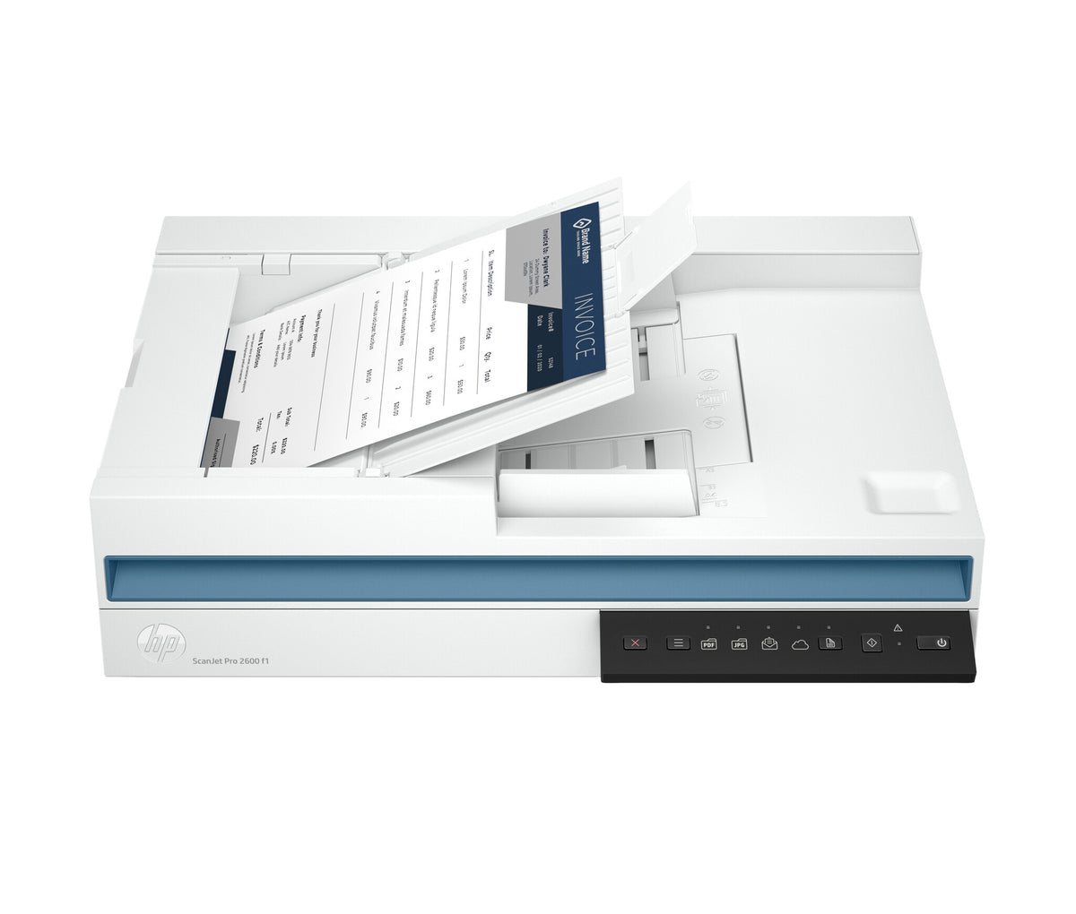 HP ScanJet Pro 2600 f1 Flatbed A4 scanner, white, 1200 x 1200 DPI