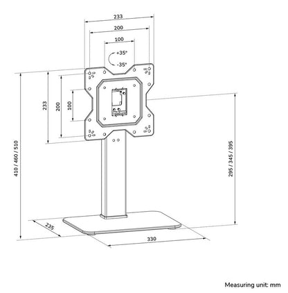 Neomounts TV desk stand