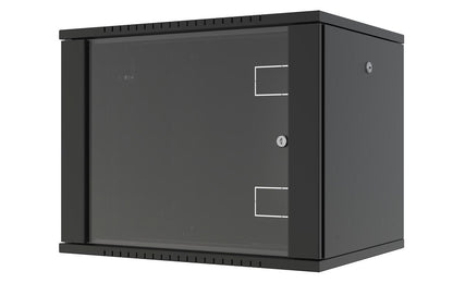 Lanview RWF09U45BL rack cabinet 9U Wall mounted rack Black