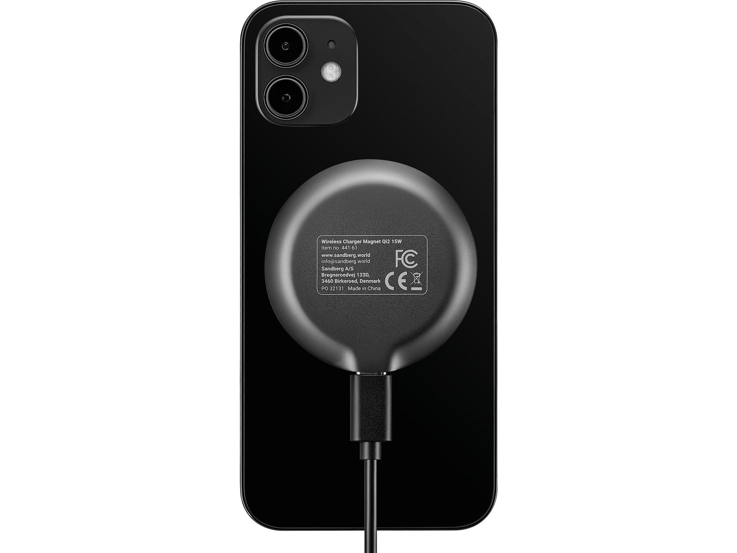 Sandberg Wireless Charger Magnet Qi2 15W