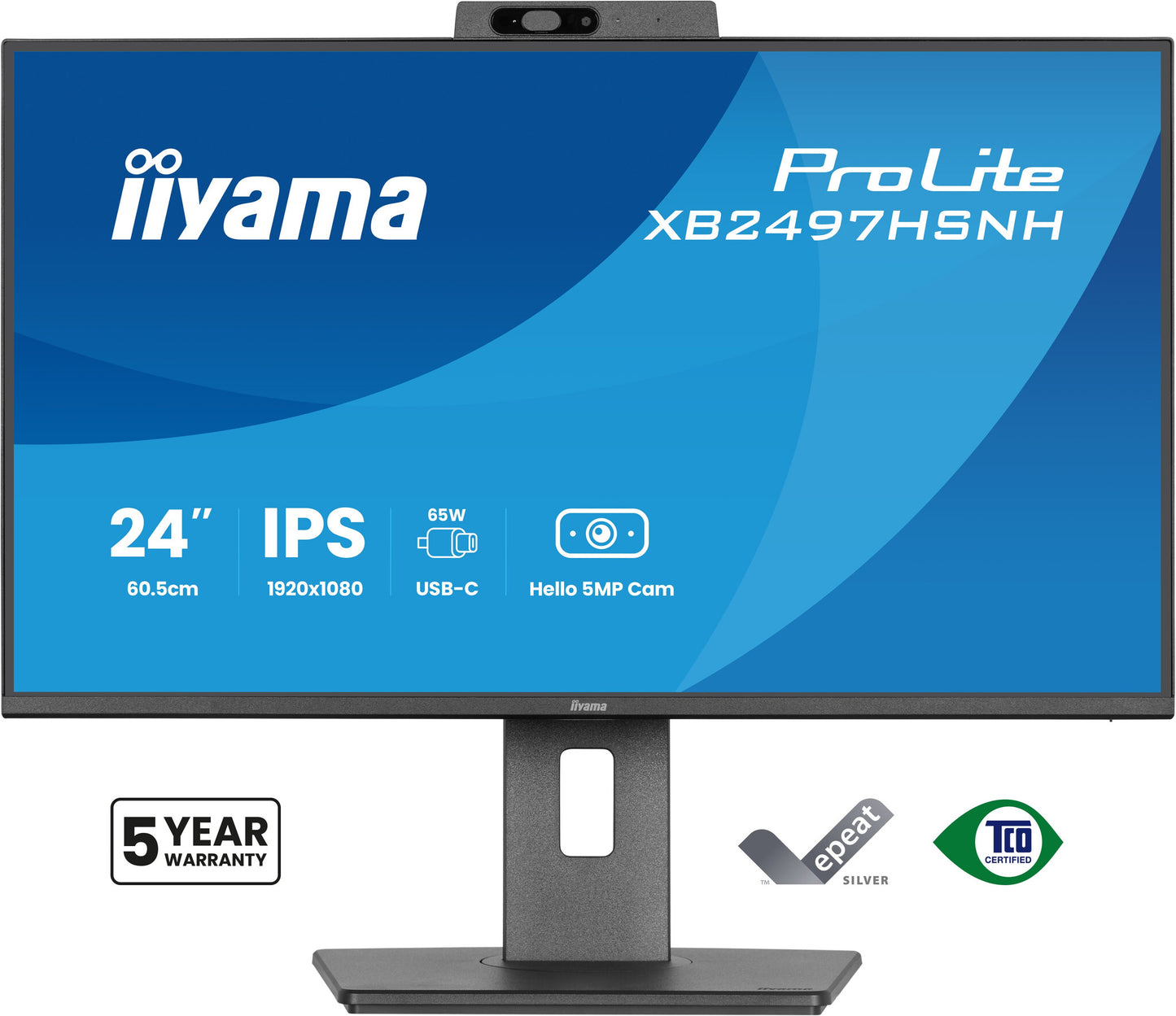 iiyama ProLite XB2497HSNH-B1 computer monitor 60.5 cm (23.8") 1920 x 1080 pixels Full HD LED Black