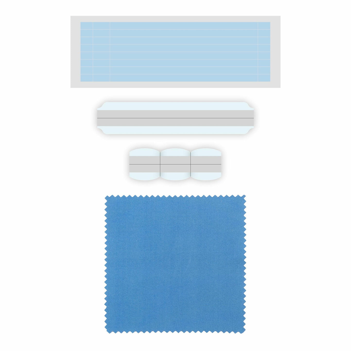 DICOTA D30194 self-adhesive label Rectangle Transparent