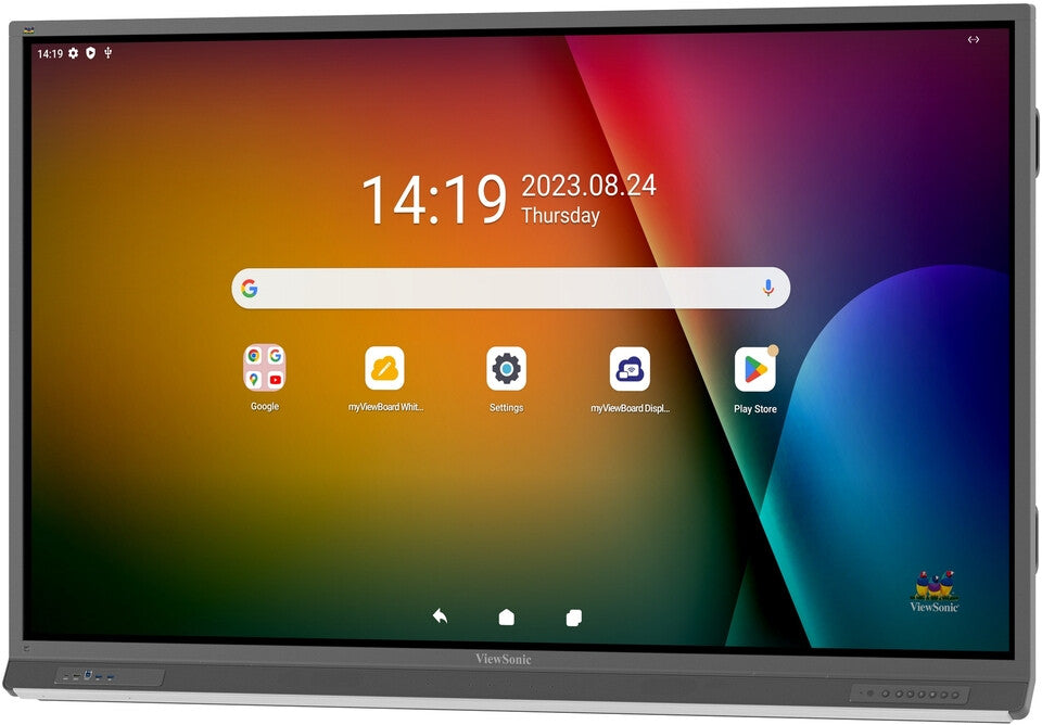 Viewsonic IFP7552-2F interactive whiteboard 190.5 cm (75") 3840 x 2160 pixels Touchscreen Black HDMI