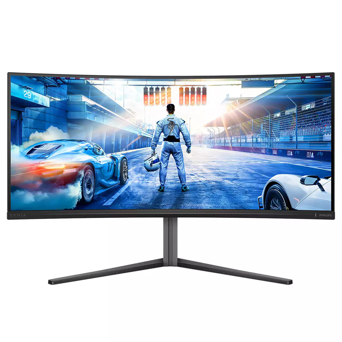Philips Evnia 6000 34M2C6500/00 computer monitor 86.4 cm (34") 3440 x 1440 pixels Wide Quad HD QD-OLED Grey