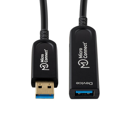 Microconnect MC-USB3.0AAF25AOP USB cable USB 3.2 Gen 2 (3.1 Gen 2) 25 m USB A Black