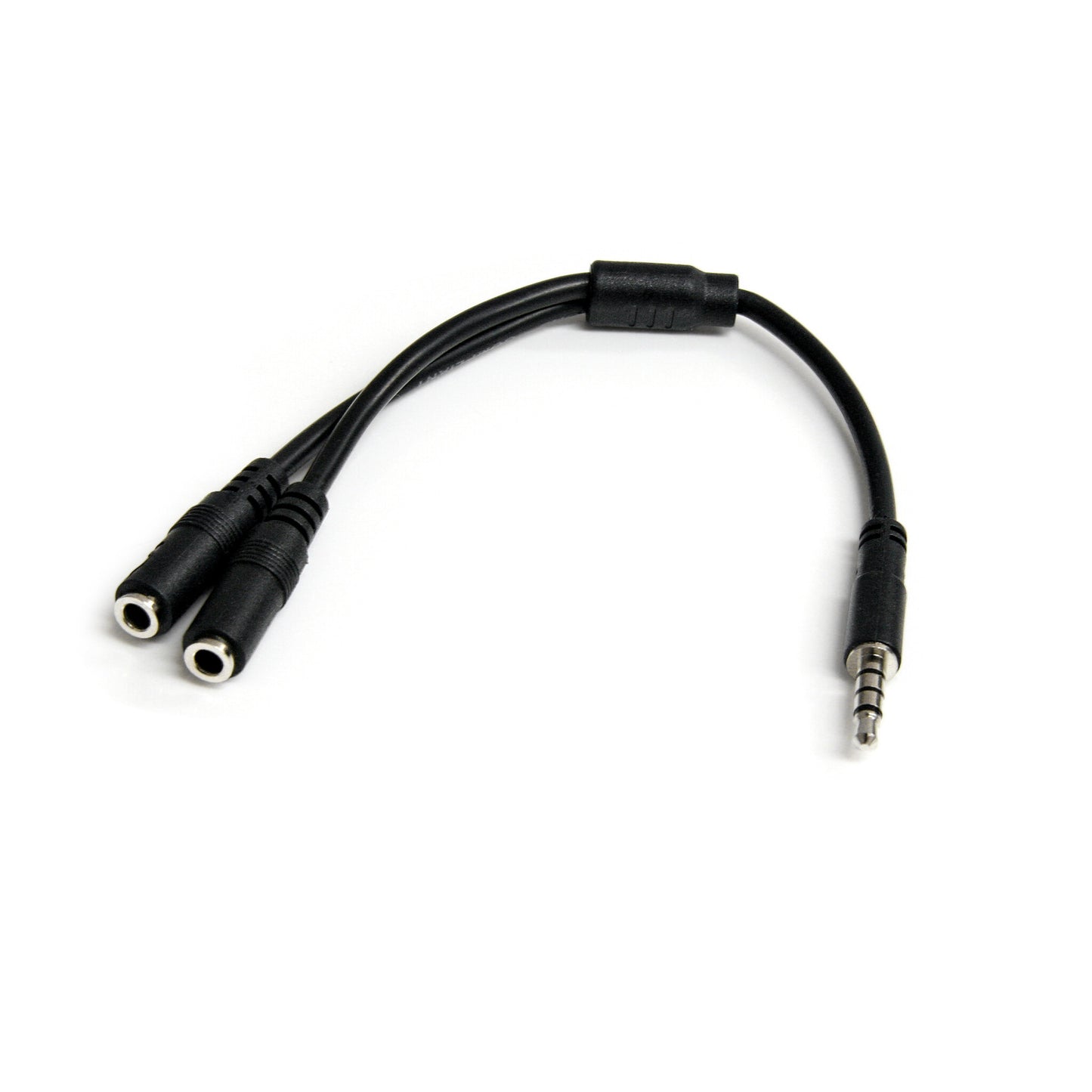 StarTech.com Headset adapter for headsets with separate headphone / microphone plugs - 3.5mm 4 position to 3 position and 2 position 3.5mm M/F