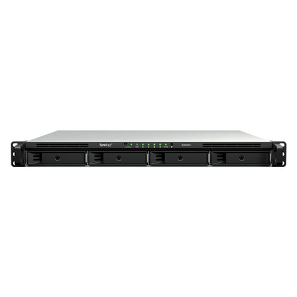 Synology RackStation RS826RP+ NAS/storage server Rack (1U) AMD Ryzen V1500B 4 GB DDR4 0 TB DiskStation Manager Black, Grey