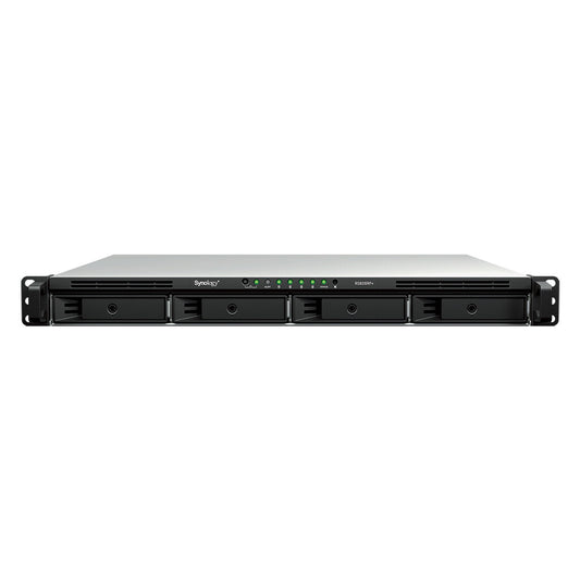 Synology RackStation RS826RP+ NAS/storage server Rack (1U) AMD Ryzen V1500B 4 GB DDR4 0 TB DiskStation Manager Black, Grey