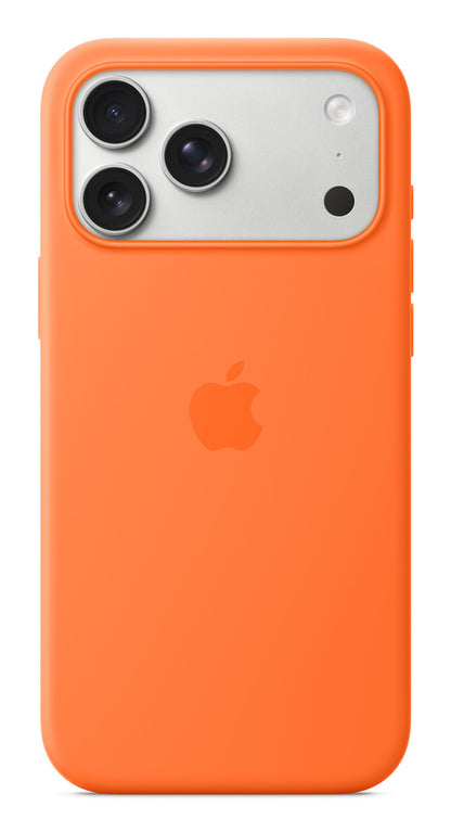 Apple iPhone 17 Pro Max Silicone Case with MagSafe – Orange