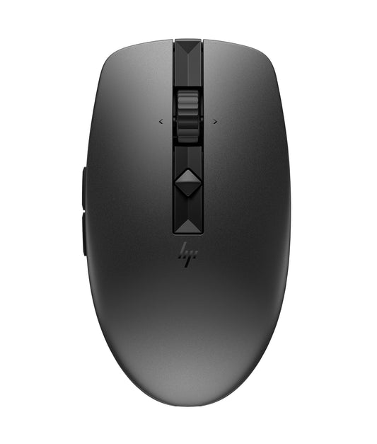 HP 715 Rechargeable Multi-Device wireless and USB mouse, 3000 DPI, 7 buttons