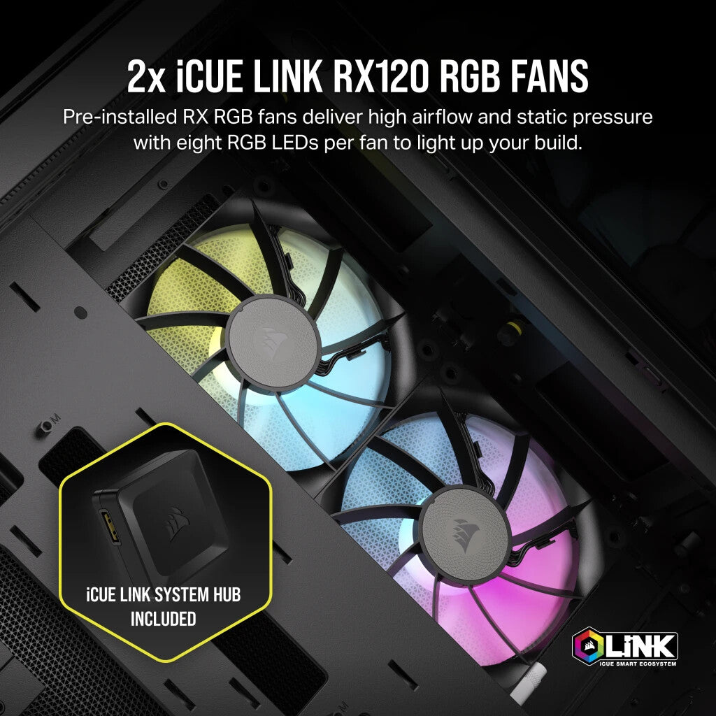 Corsair 2500X RGB Micro Tower Black