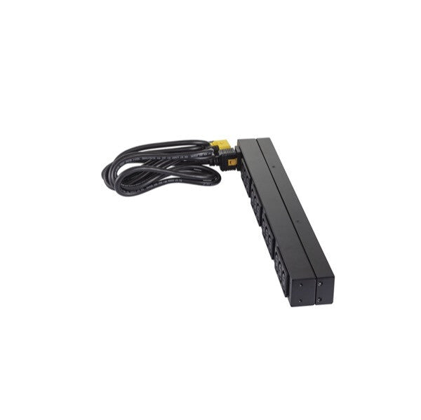 APC NetShelter Basic Rack PDU, 1U, 1PH, 3.7kW 230V 16A or 3.3kW 208V 16A, x12 C13 outlets, C20 cord