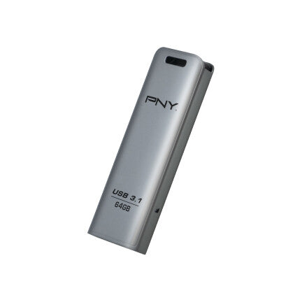PNY FD64GESTEEL31G-EF USB flash drive, stainless steel