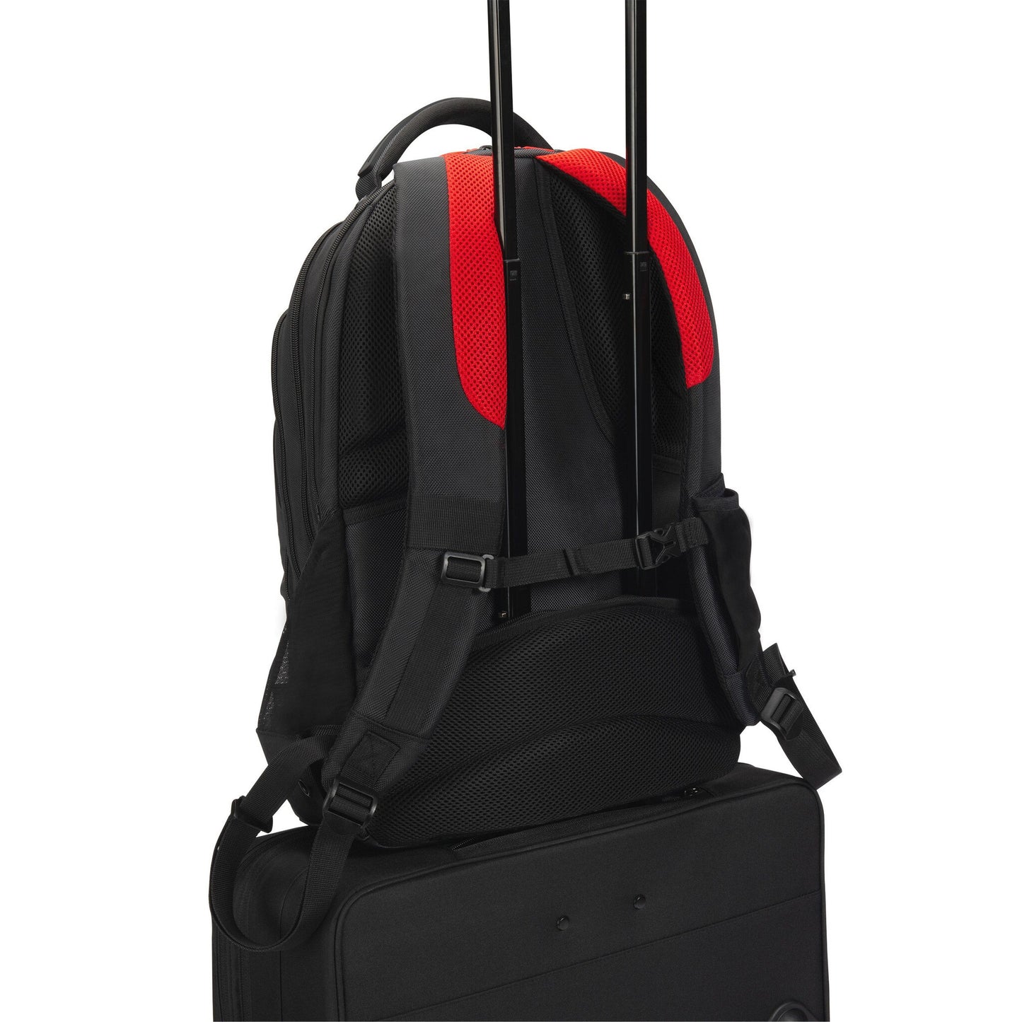 DICOTA D32119-RPET backpack Casual backpack Black, Red Polyester, Recycled polyethylene terephthalate (rPET)