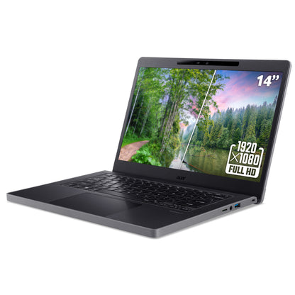 Acer TravelMate B5 14 laptop (TMB514-31-G2) - Intel Core 3, 8GB RAM, 128GB, 14" FHD display, Windows 11