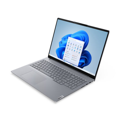 Lenovo ThinkBook 16 G8 IRL Intel® Core™ i5 i5-13420H Laptop 40.6 cm (16") WUXGA 16 GB DDR5-SDRAM 256 GB SSD Wi-Fi 6E (802.11ax) Windows 11 Pro UK English Grey