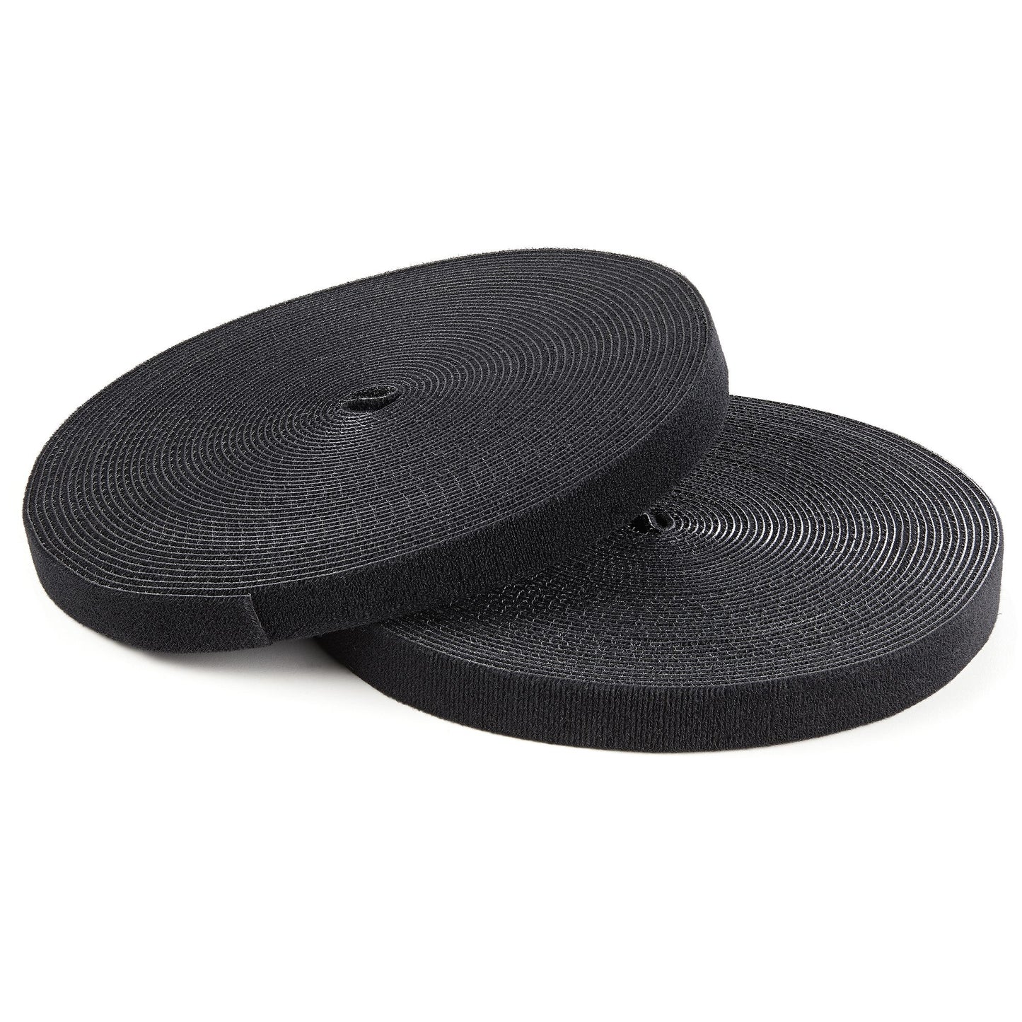 StarTech.com 100ft (30.5m) Hook and Loop Roll, Black, Cut-to-Size Reusable Cable Ties, Bulk Industrial Wire Fastener Tape, Adjustable Fabric Wraps, Reusable Self Gripping Cable Management Straps