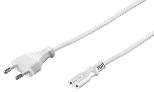 Microconnect PE030705W power cable White 0.5 m Power plug type C C7 coupler