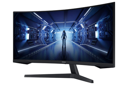 Samsung LC34G55TWWPXXU computer monitor 86.4 cm (34") 3440 x 1440 pixels UltraWide Quad HD LED Black