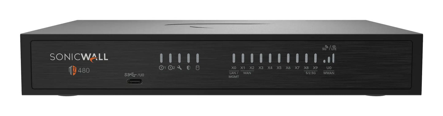 SonicWall TZ480 hardware firewall Desktop 4 Gbit/s