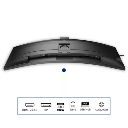 Philips 49B2U6900CH/00 computer monitor 124 cm (48.8") 5120 x 1440 pixels Dual QHD LCD Black