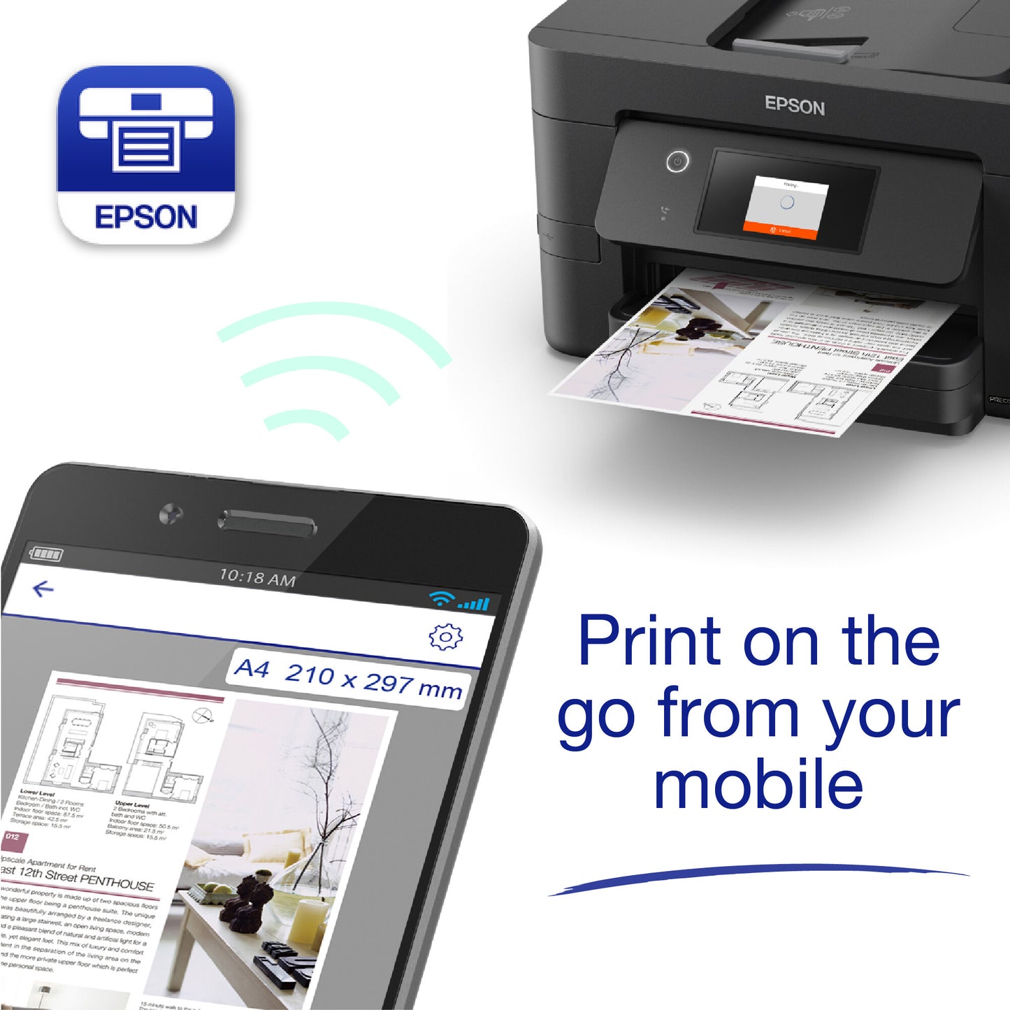 Epson WorkForce Pro WF-3820DWF Printer