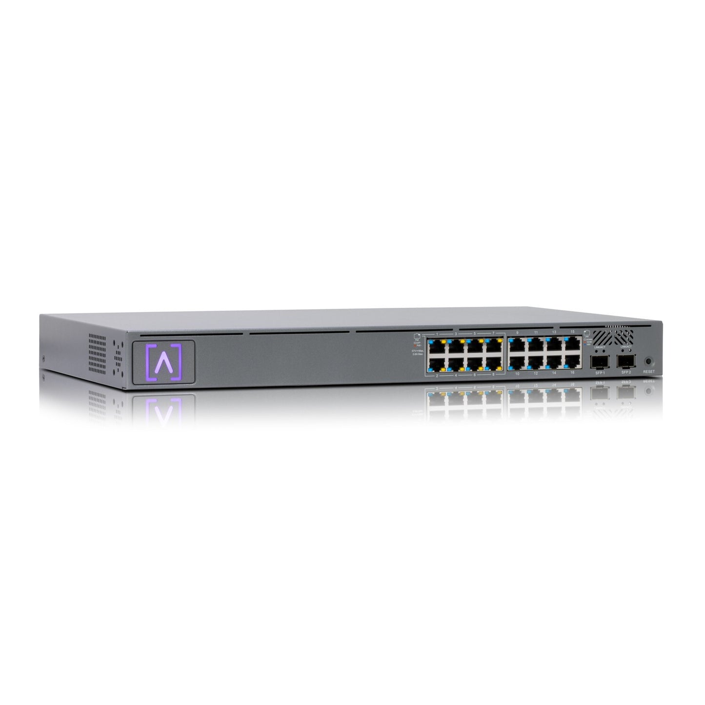 Alta Labs S16-POE network switch Managed Gigabit Ethernet (10/100/1000) Power over Ethernet (PoE) 1U Grey