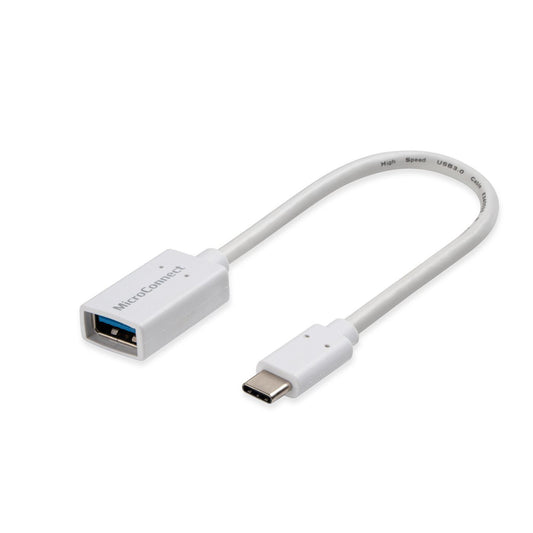 Microconnect USB3.1CAF02W USB cable USB 3.2 Gen 1 (3.1 Gen 1) 0.2 m USB C USB A White