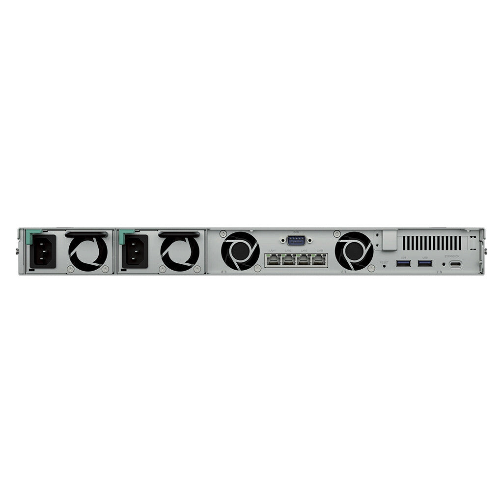Synology RackStation RS826RP+ NAS/storage server Rack (1U) AMD Ryzen V1500B 4 GB DDR4 0 TB DiskStation Manager Black, Grey