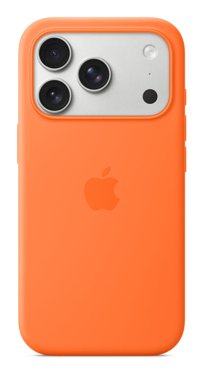 Apple iPhone 17 Pro Silicone Case with MagSafe – Orange