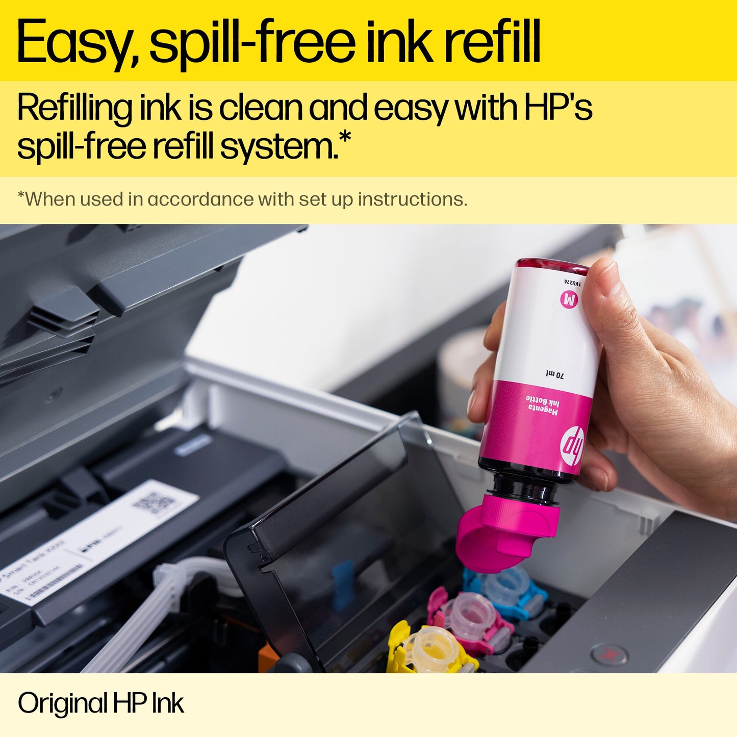 HP 31 70-ml Yellow Original Ink Bottle