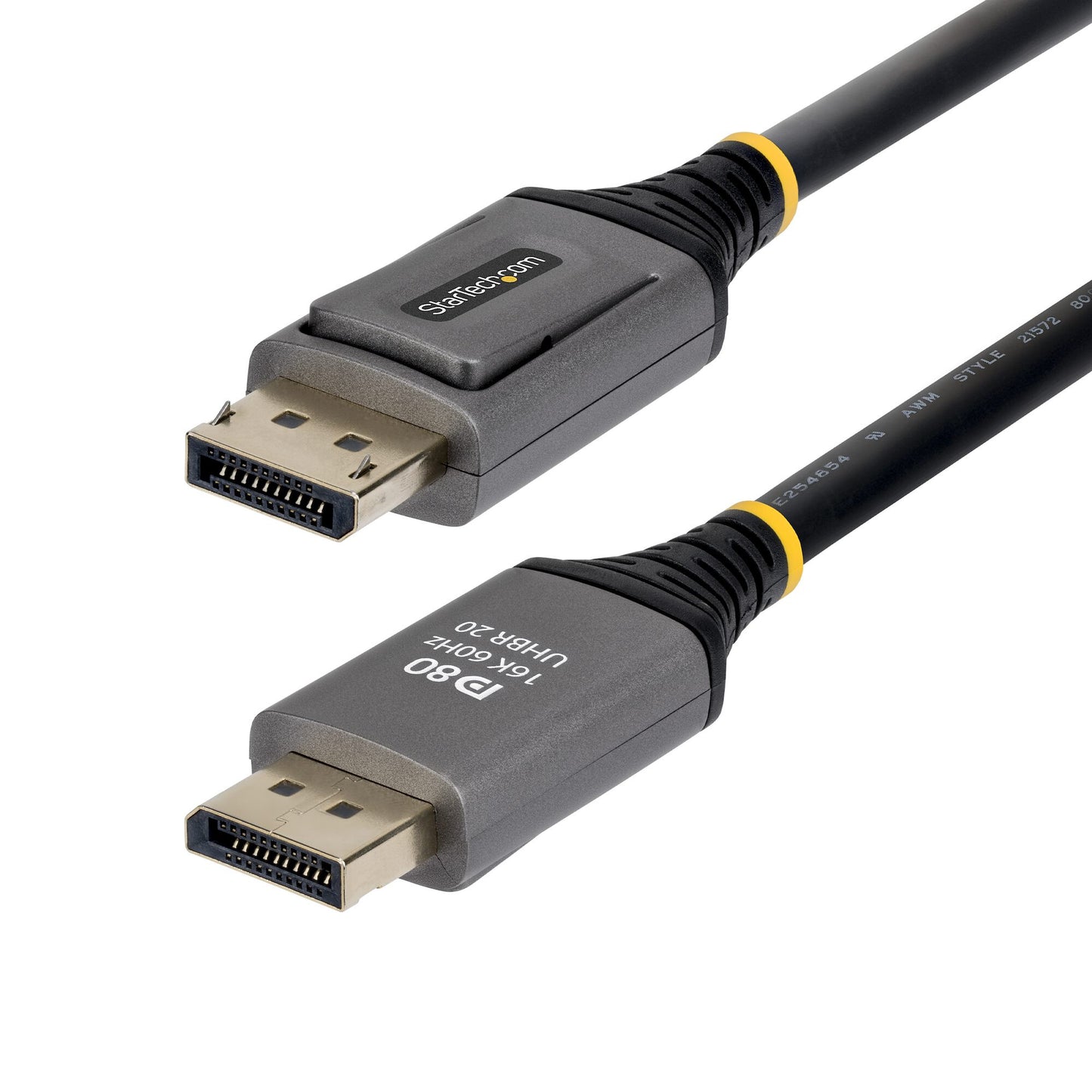 StarTech.com 1.5m DisplayPort 2.1 Cable, VESA Certified DP80 DisplayPort Cable, Uncompressed 10K/8K 60Hz, 16K 60Hz/8K 240Hz w/DSC 1.2a, DP 2.1 Monitor Cord