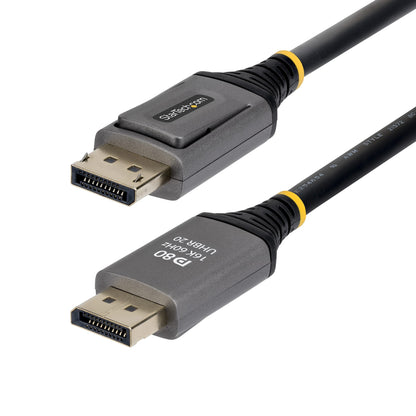 StarTech.com 1.5m DisplayPort 2.1 Cable, VESA Certified DP80 DisplayPort Cable, Uncompressed 10K/8K 60Hz, 16K 60Hz/8K 240Hz w/DSC 1.2a, DP 2.1 Monitor Cord