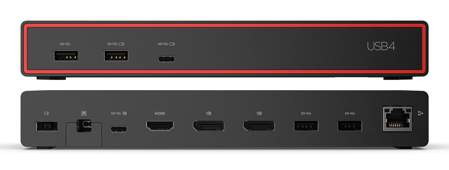 Lenovo ThinkPad USB4 Dock 5000 Wired Black