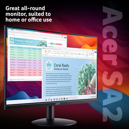 Acer SA242YH1 monitor - 23.8" Full HD, 100Hz, 4ms