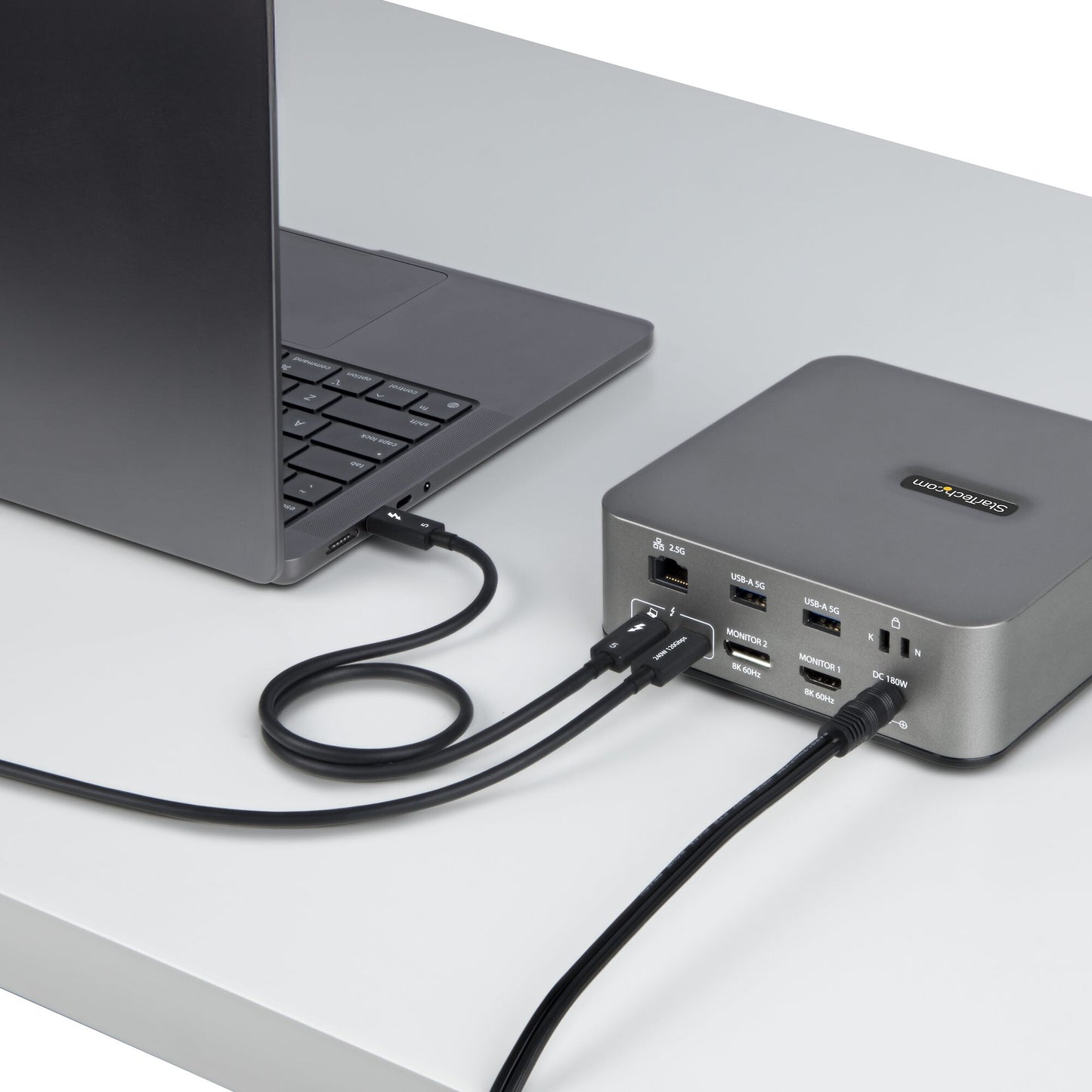 StarTech.com 2.6ft (80cm) Thunderbolt 5 Cable, 80Gbps/Up to 120Gbps, 240W PD, 8K 60Hz, Certified Thunderbolt Cable - Compatible w/Thunderbolt 4/USB4/USB-C