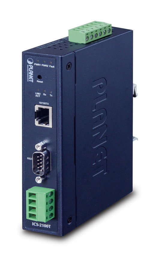 PLANET IP30 Industrial 1-Port serial server