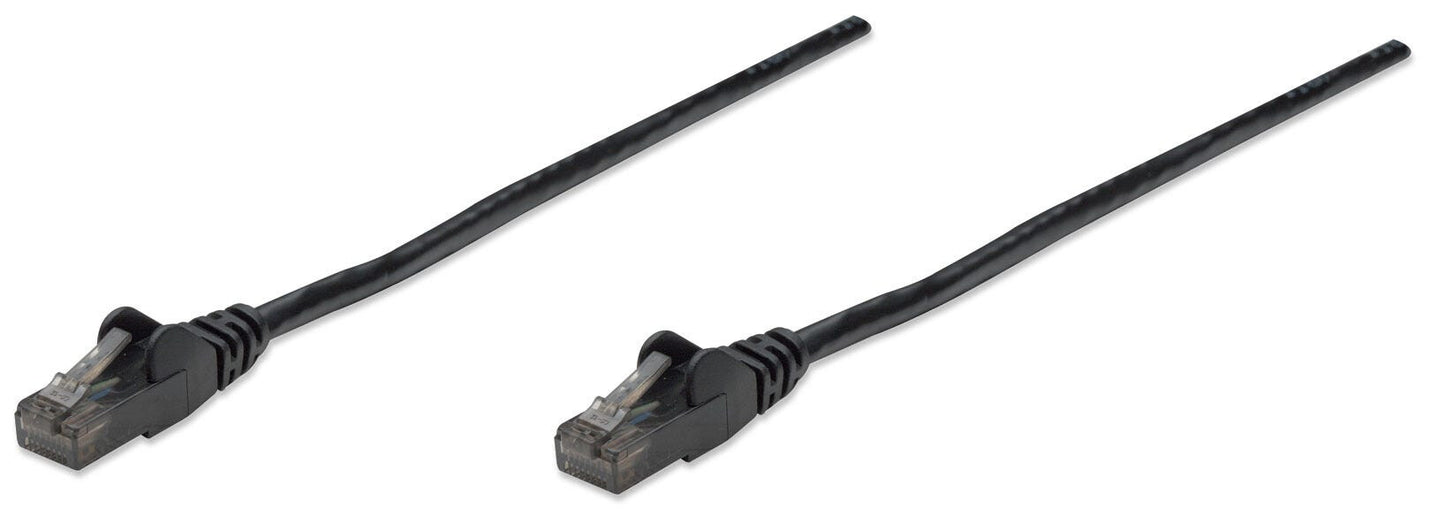 Intellinet Network Patch Cable, Cat6, 10m, Black, CCA, U/UTP, PVC, RJ45, Gold Plated Contacts, Snagless, Booted, Lifetime Warranty