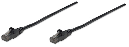 Intellinet Network Patch Cable, Cat6, 10m, Black, CCA, U/UTP, PVC, RJ45, Gold Plated Contacts, Snagless, Booted, Lifetime Warranty