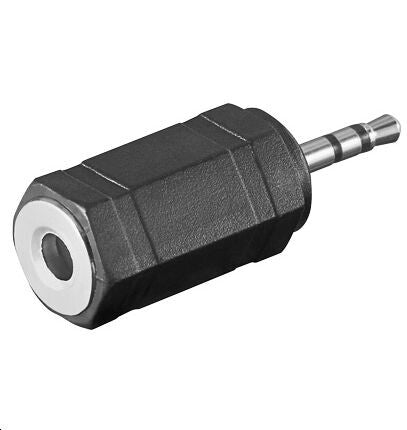 Microconnect AUDASM cable gender changer 2.5mm 3.5mm Black