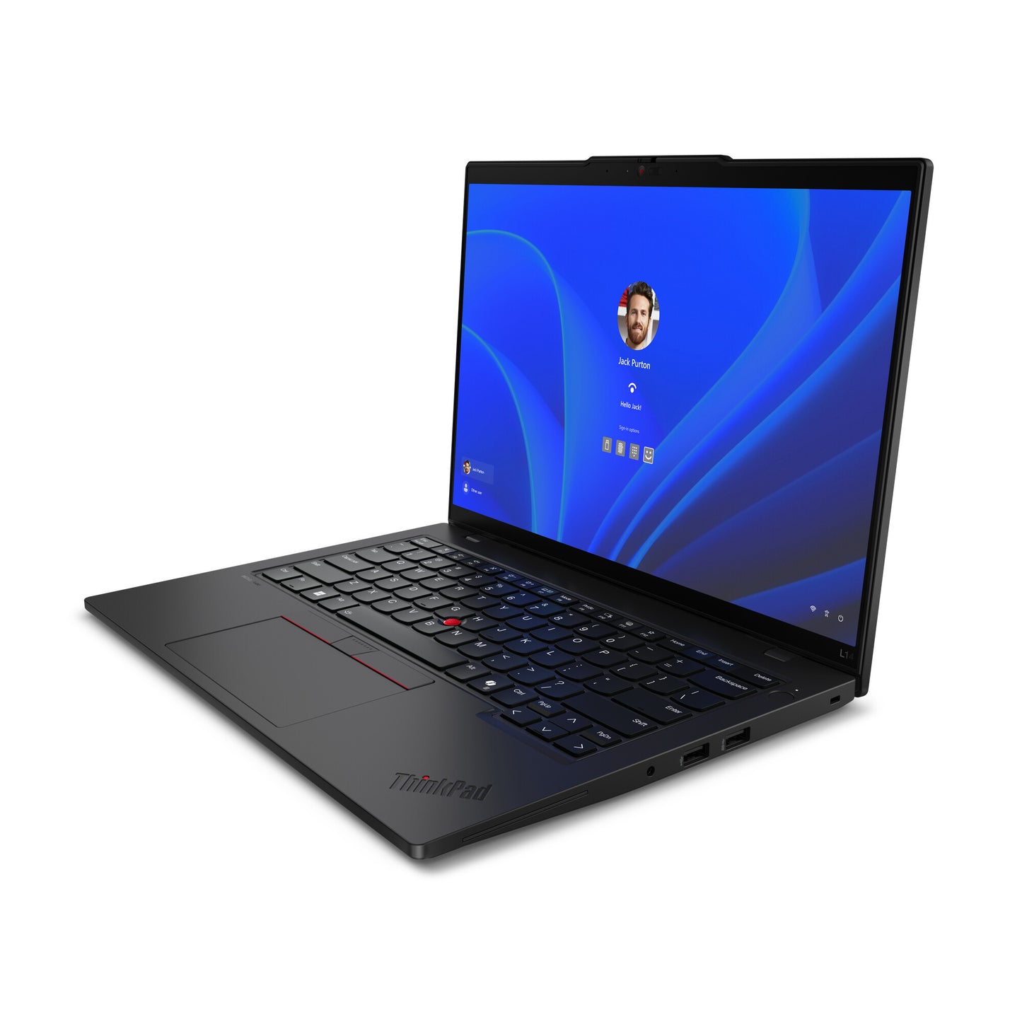 Lenovo ThinkPad L14 Gen 5 (Intel) Intel Core Ultra 5 125U Laptop 35.6 cm (14") WUXGA 16 GB DDR5-SDRAM 256 GB SSD Wi-Fi 6E (802.11ax) Windows 11 Pro English Black