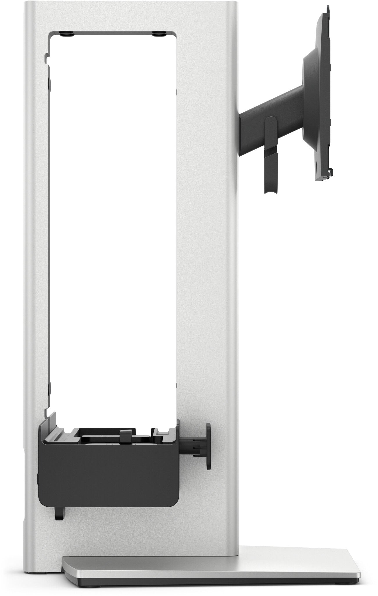 DELL Pro Slim OSS25 68.6 cm (27") Desk Black, Silver