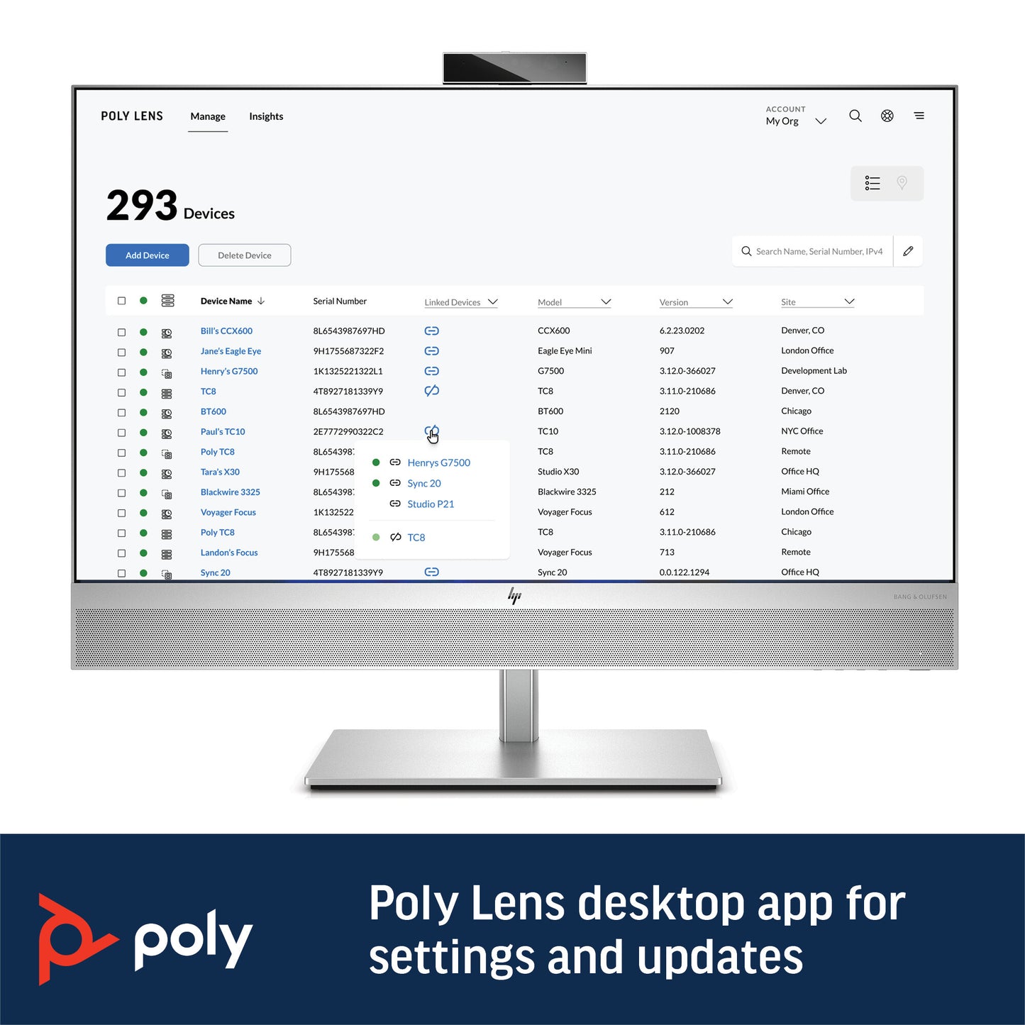 Poly Sync 60 Microsoft Teams Certified Speakerphone