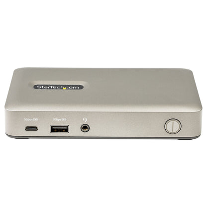 StarTech.com USB C Dock - USB-C to DisplayPort 4K 30Hz or VGA - 65W USB Power Delivery Charging - 4-Port USB 3.1 Gen 1 Hub - Universal USB-C Laptop Docking Station w/ Ethernet
