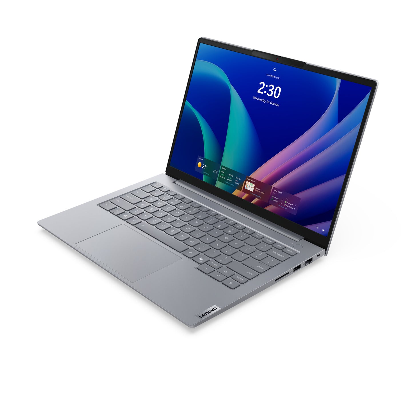 Lenovo ThinkBook 14 G9 IPL Copilot+ PC Intel Core Ultra 7 355 Laptop 35.6 cm (14") WUXGA 16 GB DDR5-SDRAM 512 GB SSD Wi-Fi 7 (802.11be) Windows 11 Pro Grey English